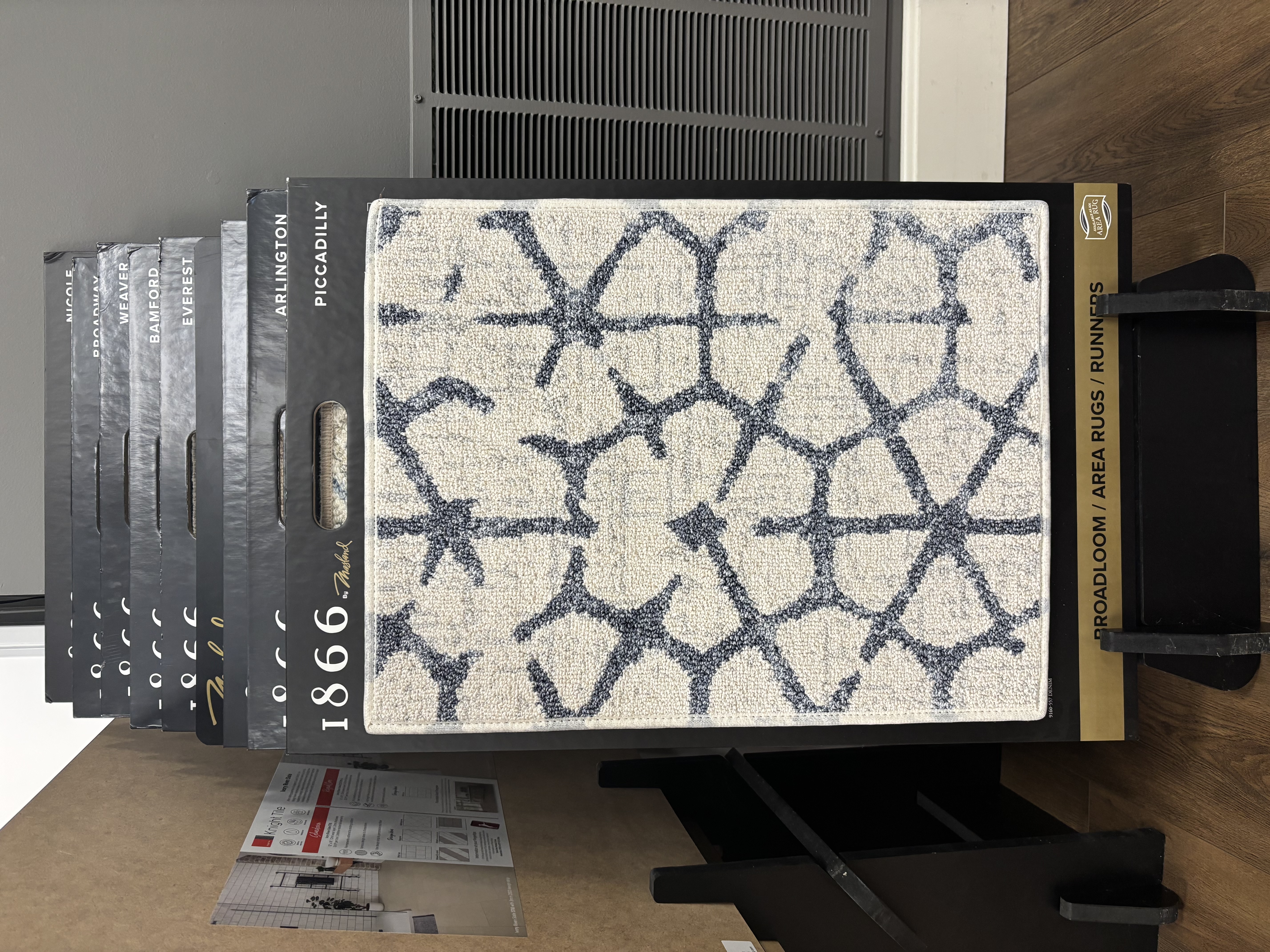 Masland 1866 Piccadilly bold geometric patterned carpet