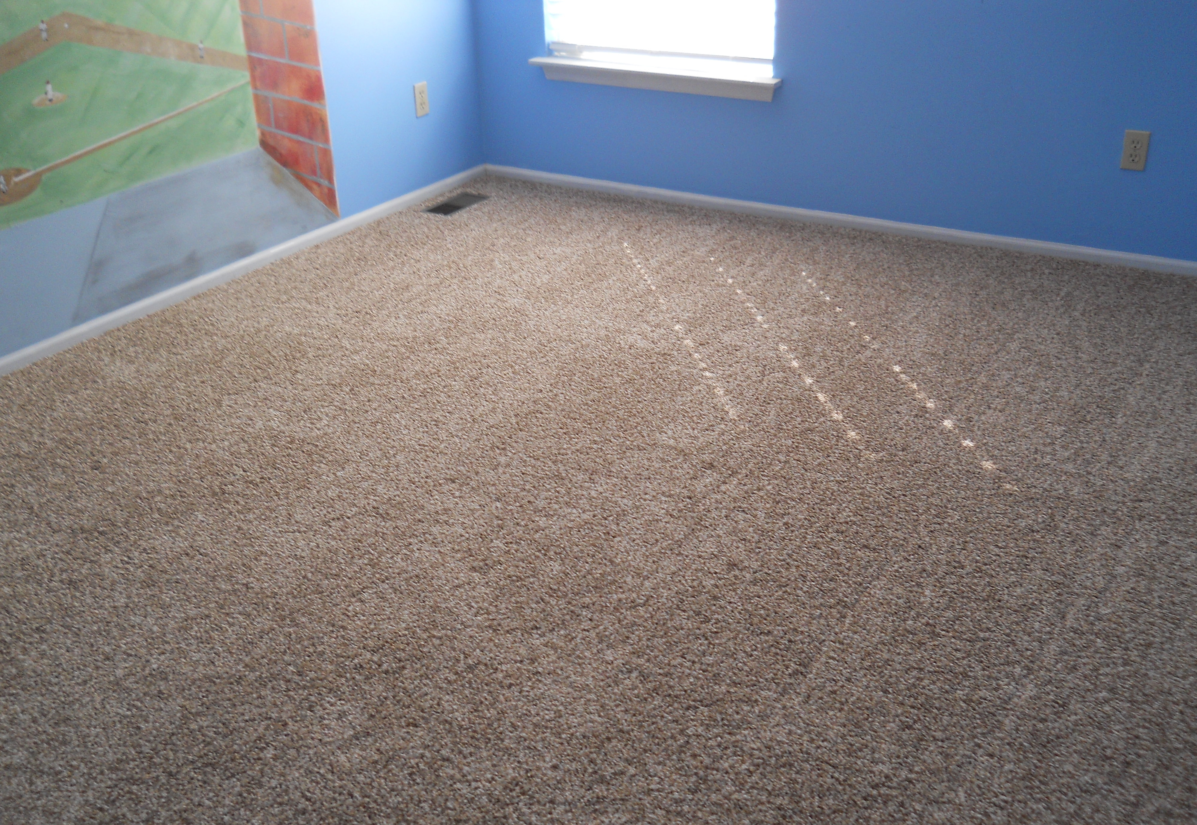 Carpet flooring installation
