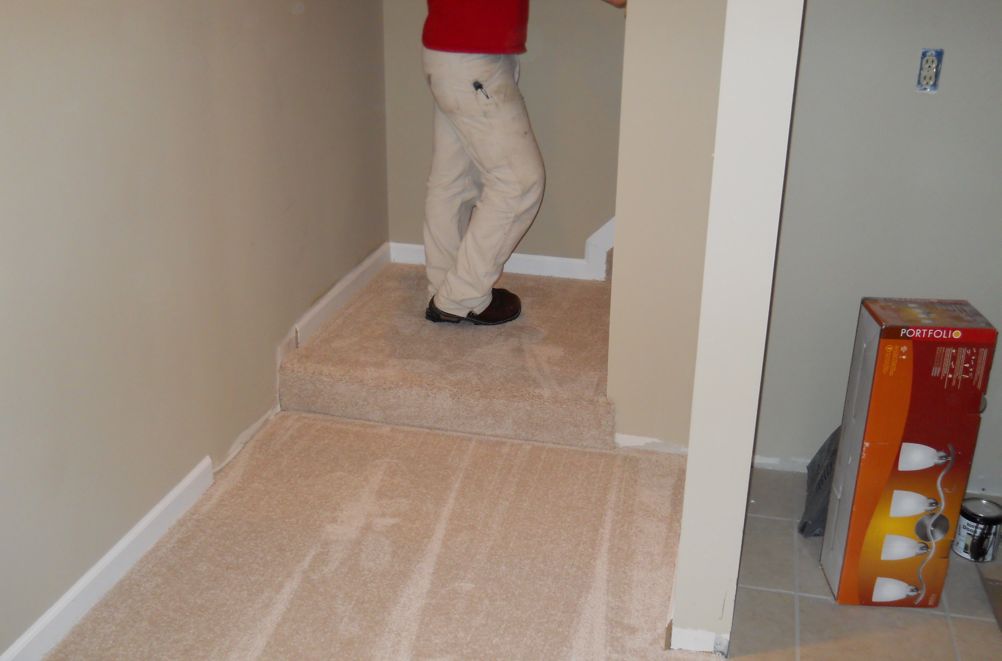 Kahn Full Court carpet installation