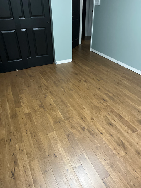 Hardwood flooring installation