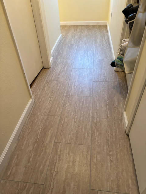 Engineered Floors Pietra Stone Sandstone luxury vinyl tile installation