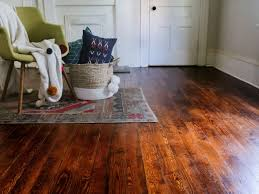 Beautifully refinished hardwood floor after Kelly's Flooring restoration